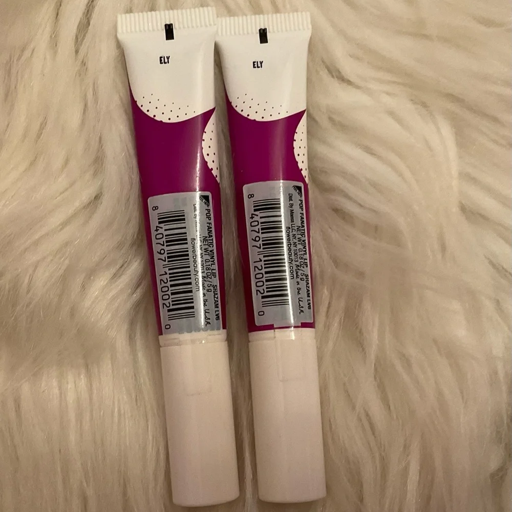 Flower Beauty Petal Pout Lip Mask & 2 Pop Fanatic Vinyl Lip - New